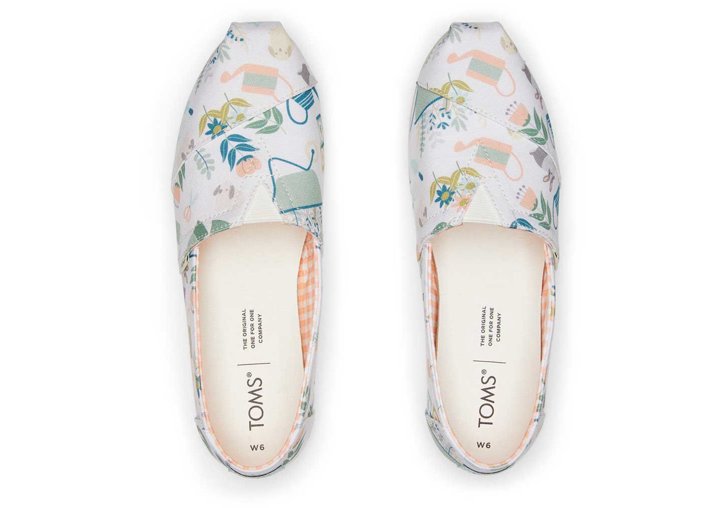 Toms Alpargata Garden Party Espadrille White - Womens - 47305-RWSU